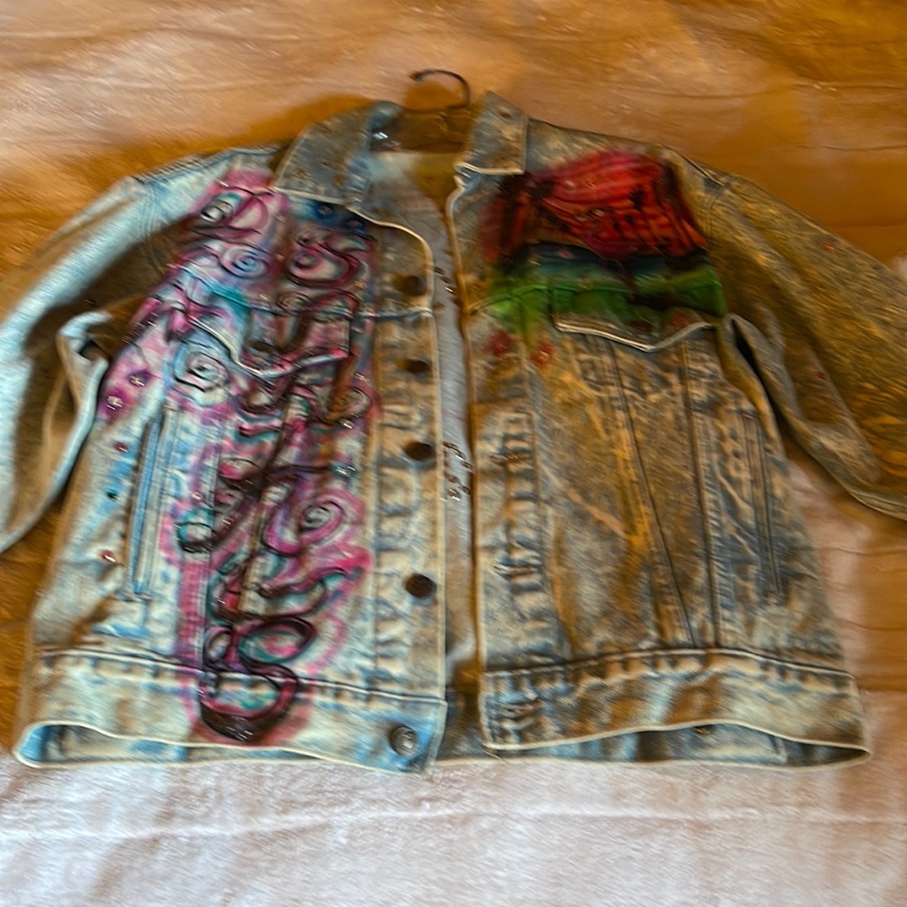 Vintage 1980’s Air brushed Levi Jacket ⭐️⭐️HUGE PRICE DROP ⭐️⭐️